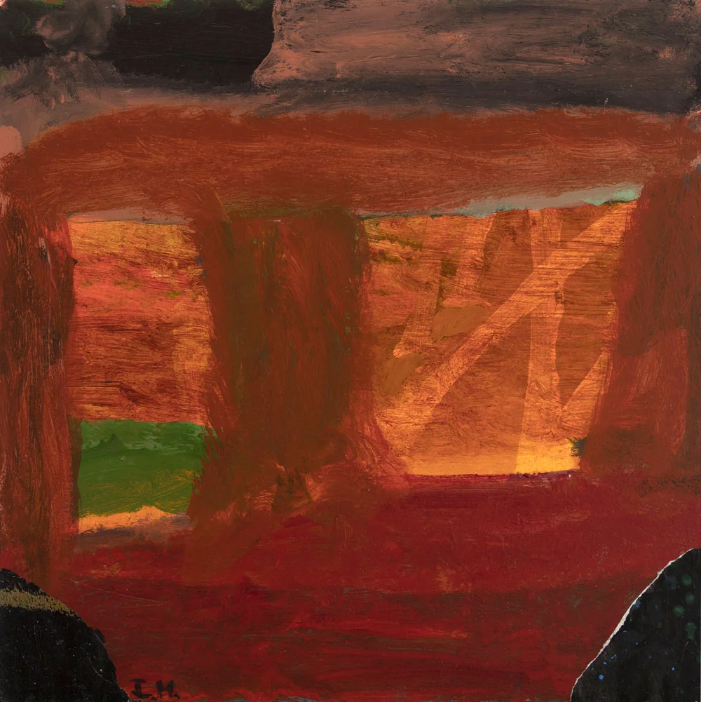 The dam, homage to Howard Hodgkin