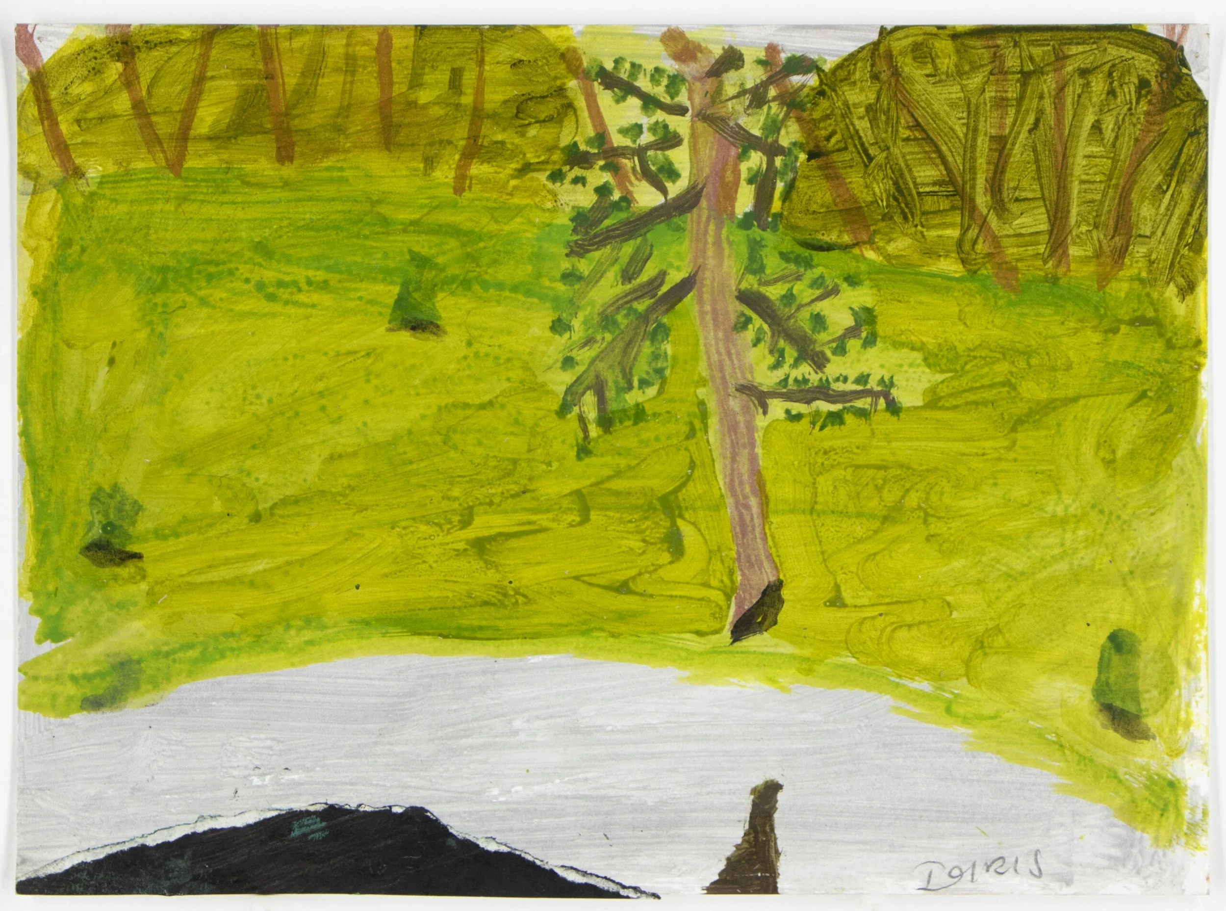 New Life Belgium Series 3, acrylic on paper, 21 x 30 cm