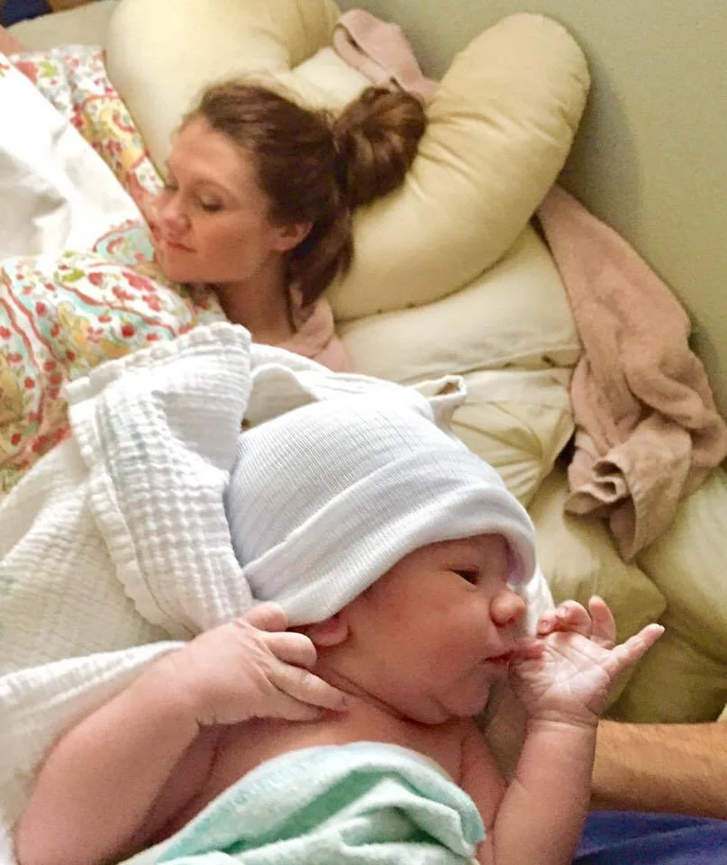 I loved being home immediately after birth, in my own bed! 