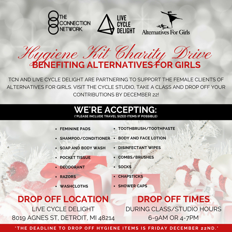 Charity Drive with Alternatives for Girls 