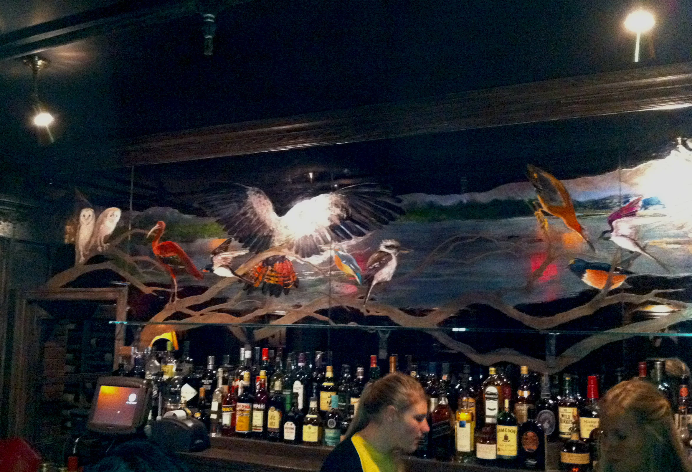 bird mural
