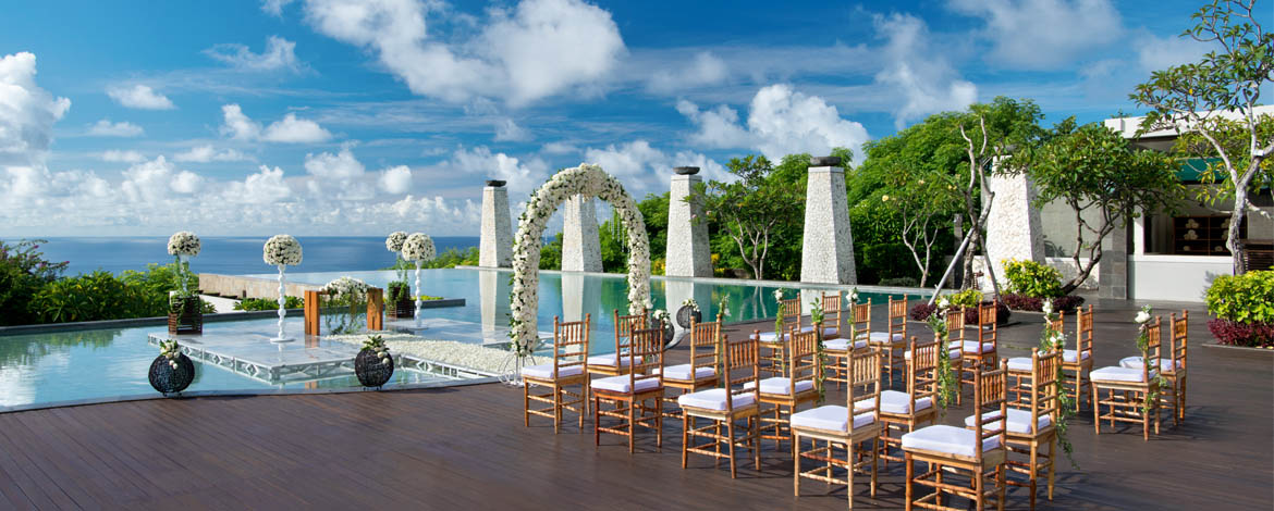 bulgari bali water wedding