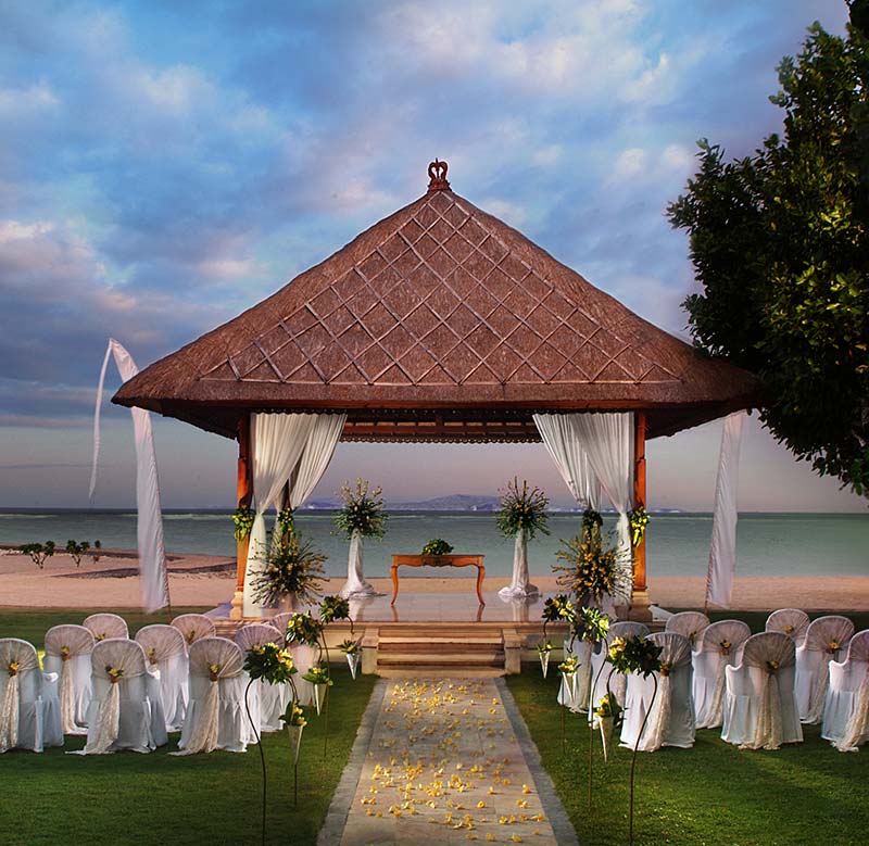 Nusa Dua Beach Hotel One Love One Heart Wedding Bali For Two Wedding Planner