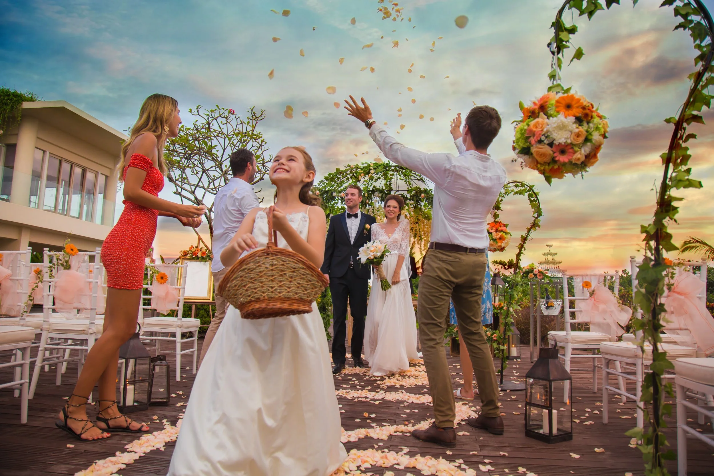 Sheraton Bali - Courtyard - Celebration as the sun sets.jpg