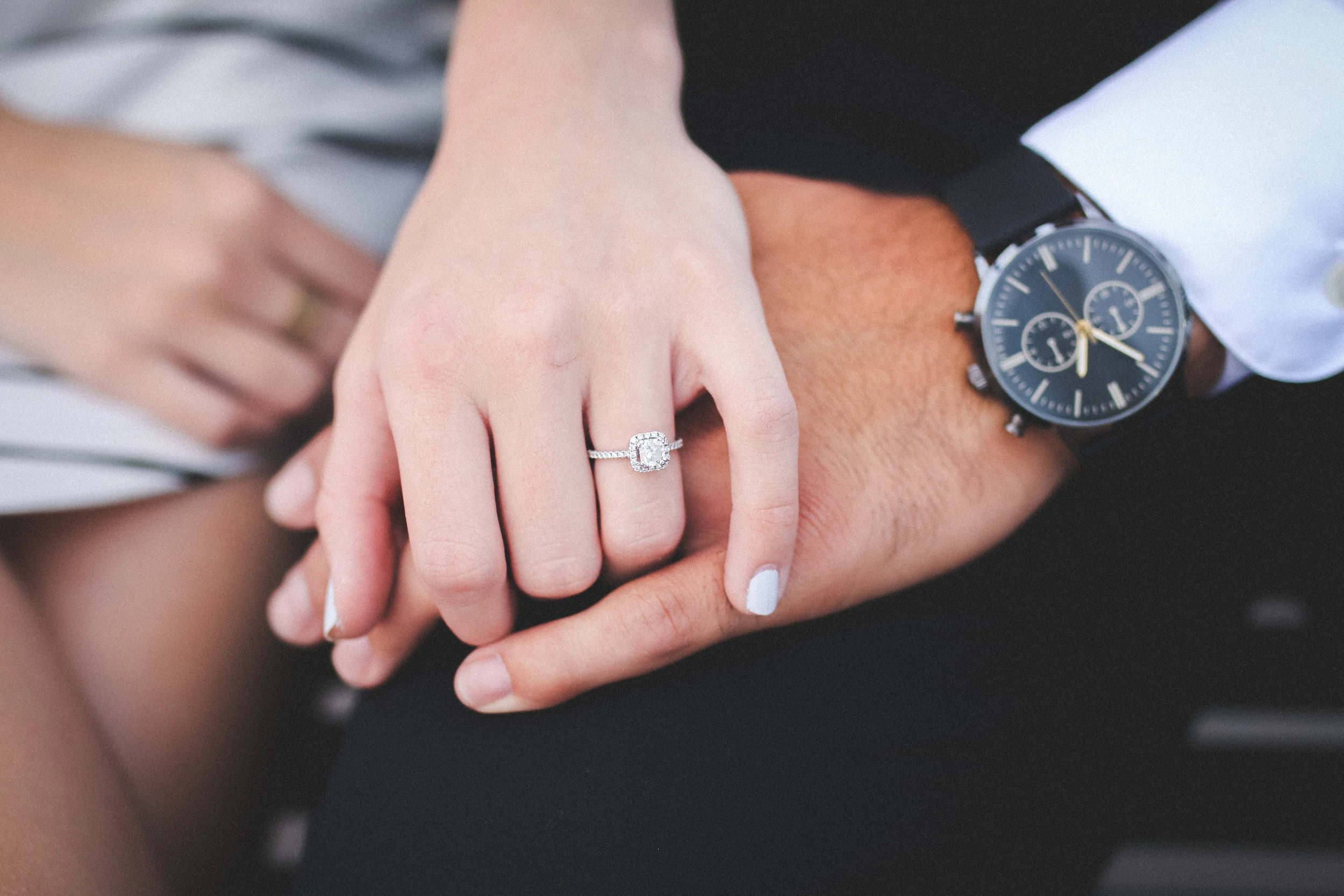Liz + Matt. Engagement along the Mississippi