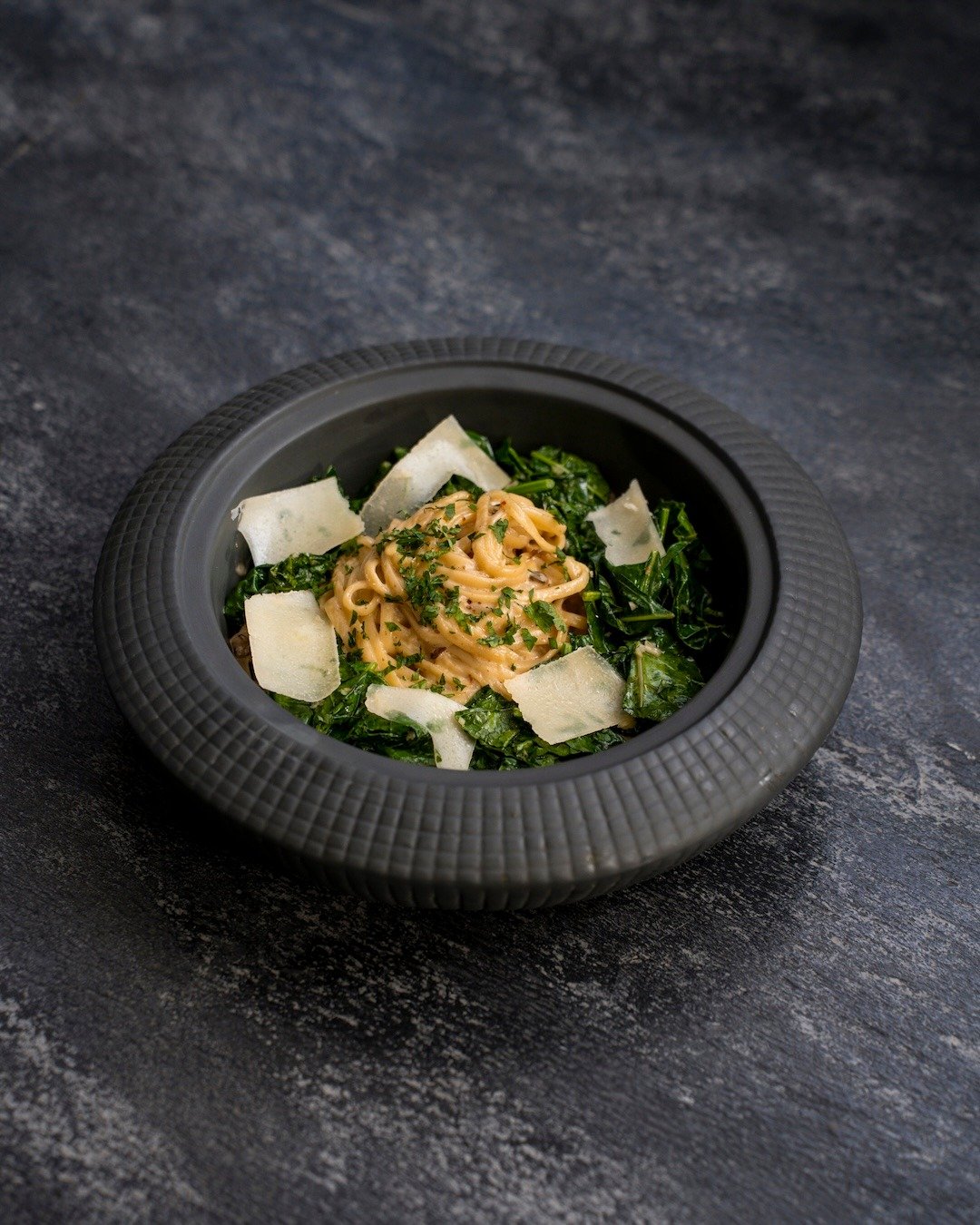 Freshly made fettuccine, kissed with creamy sauce and garden greens. Every strand tells a story of patience, precision, and flavor. #UbudEats #APerfectBite

HAND ROLLED FETTUCCINE
king oyster mushroom, kale, parmesan, grana padano
+ m a i n

Book A T