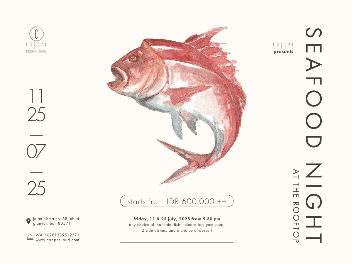 25 July - Seafood Night