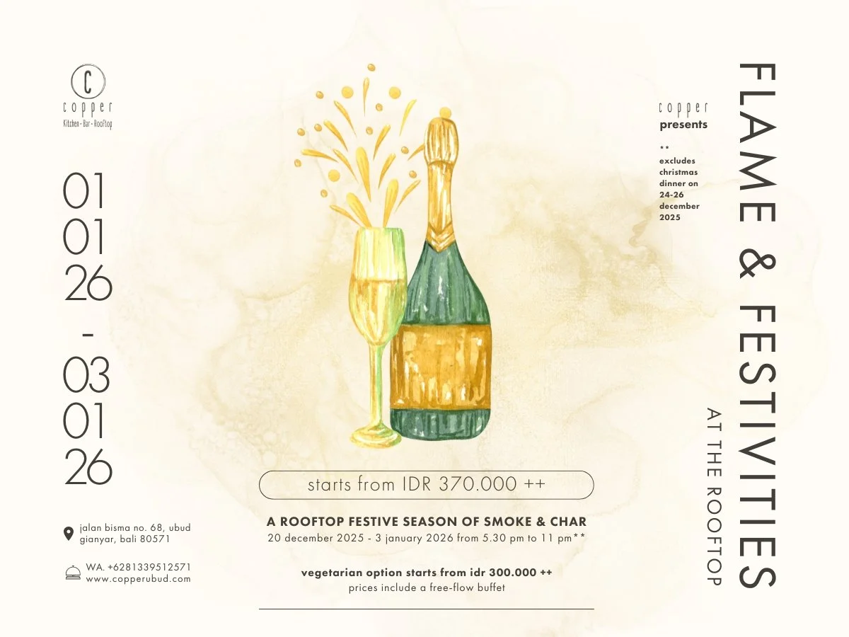 1-3 January - FLAME & FESTIVITIES: A Rooftop Festive Season of Smoke & Char