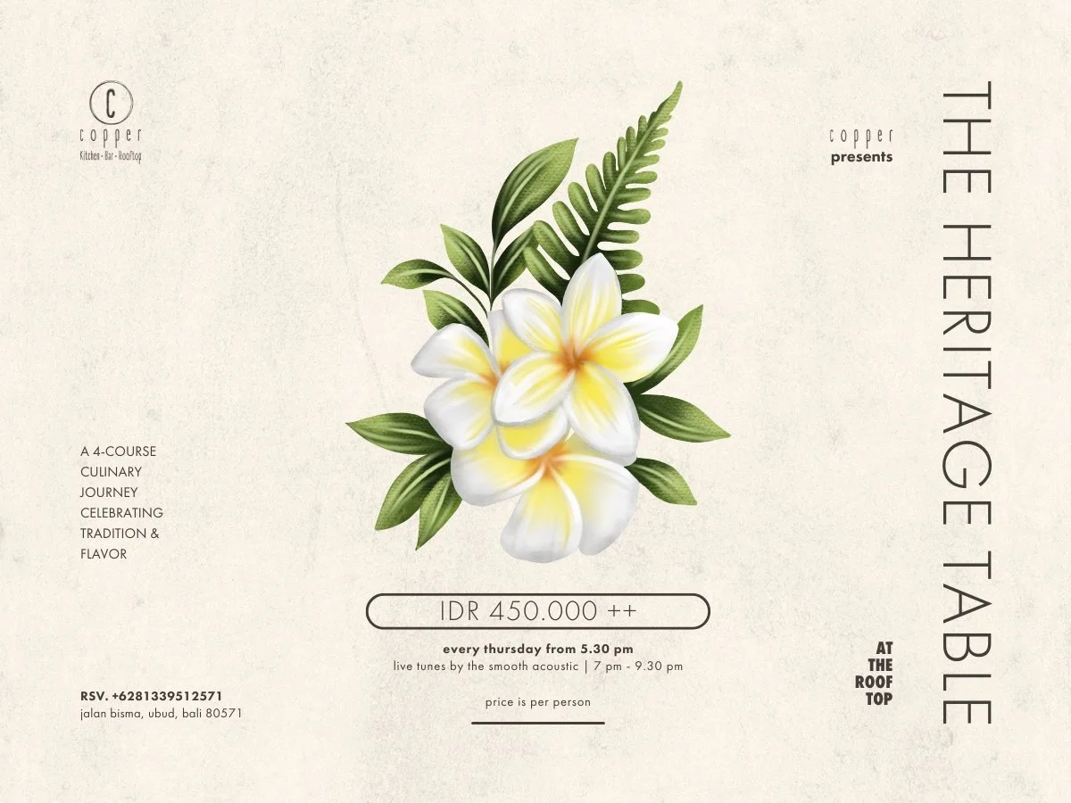 29 January - The Heritage Table