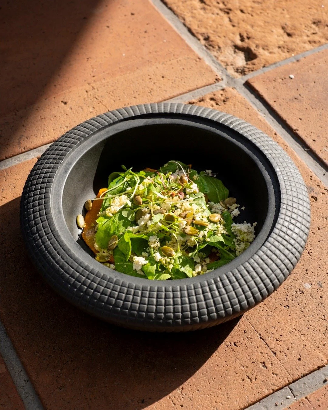 Warm roasted pumpkin, peppery rucola, herby pesto, and soft feta &mdash; simple ingredients, thoughtfully brought together. Comforting, vibrant, and quietly satisfying. 🥗✨ #UbudEats #APerfectBite

ROASTED PUMPKIN SALAD
rucola, pesto, couscous, feta
