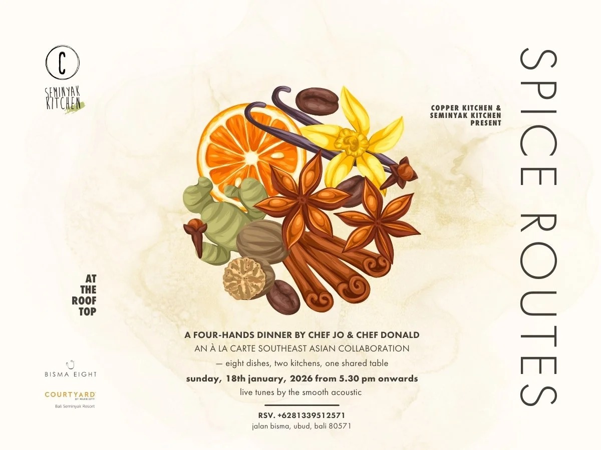 18 Jan - Spice Routes: A Four-Hands Dinner of an à la carte southeast asian collaboration