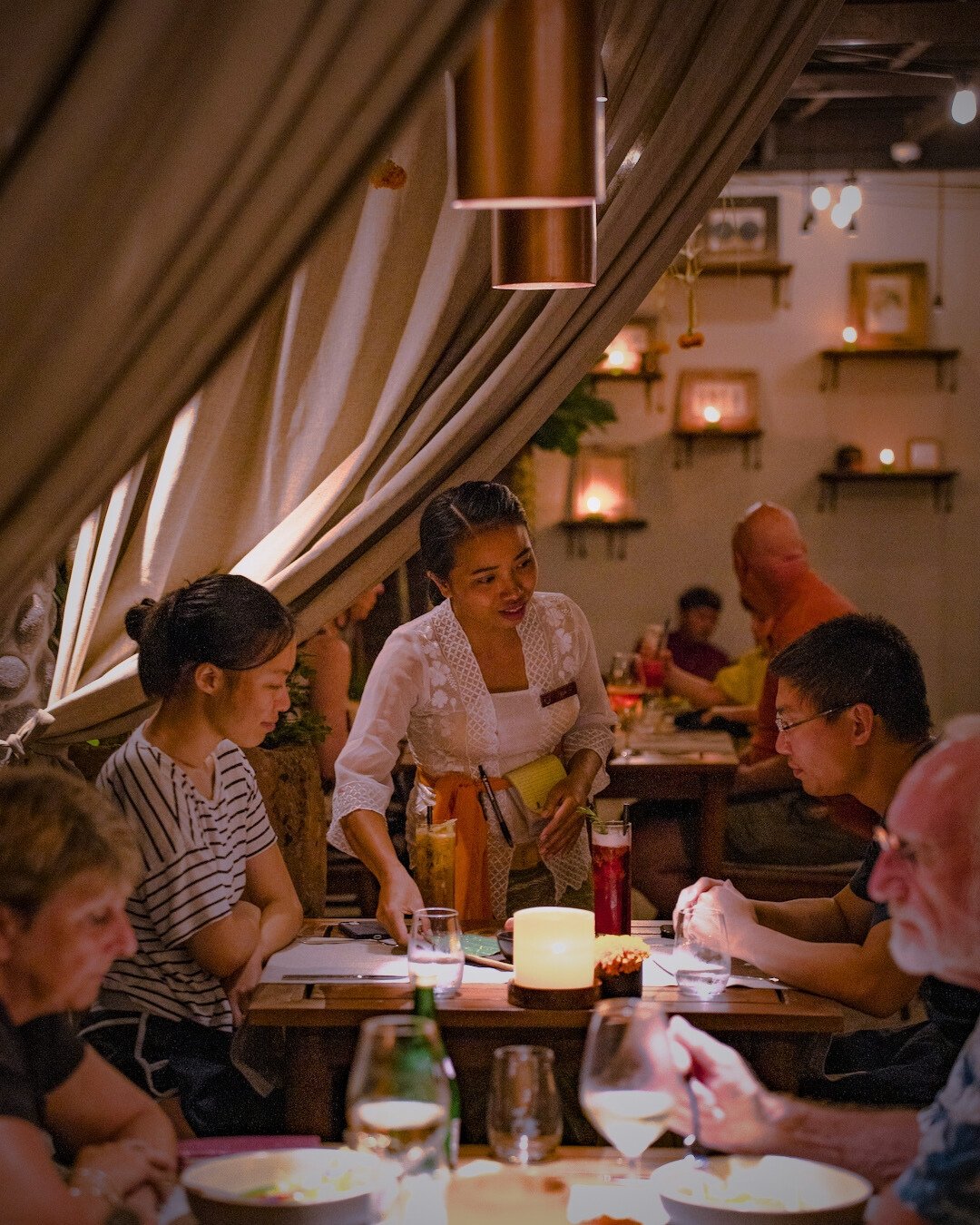 dining at best restaurant in ubud