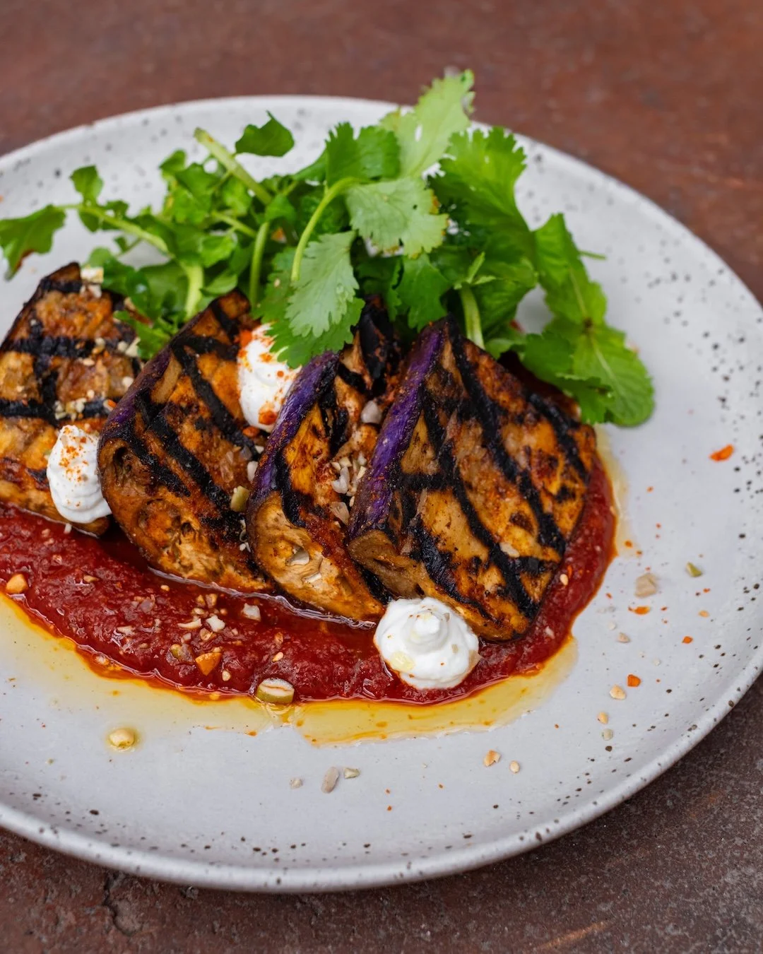 Smoky eggplant. Creamy labneh. A little heat. 🍆🔥 #UbudEats #APerfectBite

Charred Eggplant
labneh, arrabbiata, nut mix, greens, olive oil
+ dinner starter

Book A Table
Call +623614792888
WA +6281339512571
or visit www.copperubud.com
&mdash;&mdash;