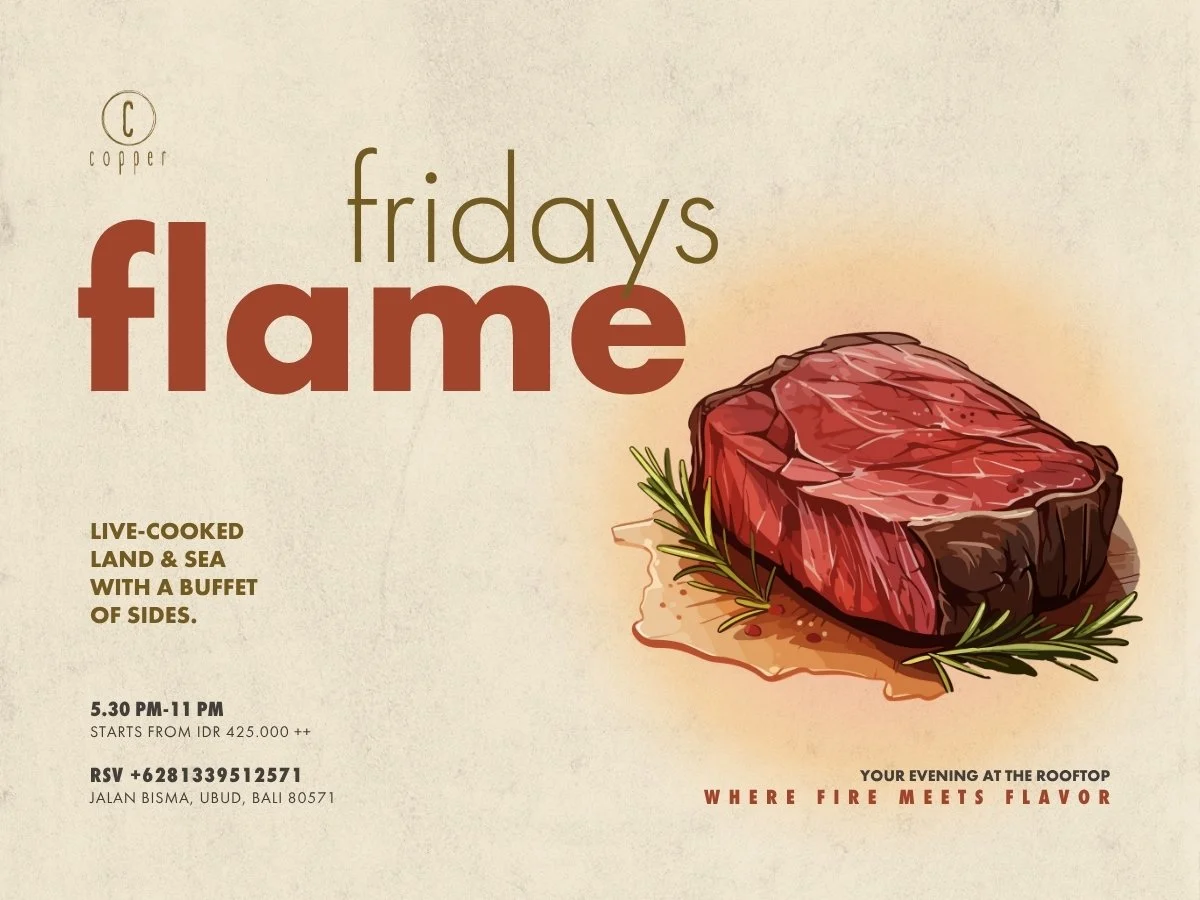 8 May - FLAME FRIDAYS ROOFTOP BBQ