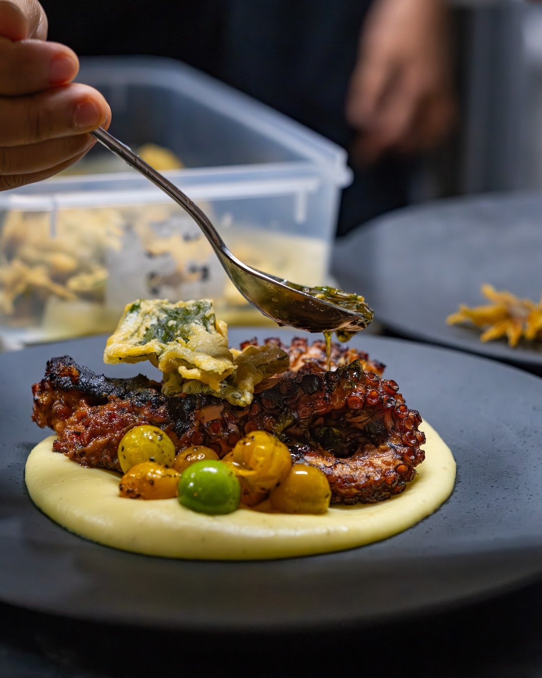 Tender, smoky, and straight from the grill. 🔥🐙

Copper's Grilled Octopus is the kind of dish that keeps you thinking about your next bite before you've finished the first. Expertly charred and packed with bold Mediterranean flavors, it's a must-try