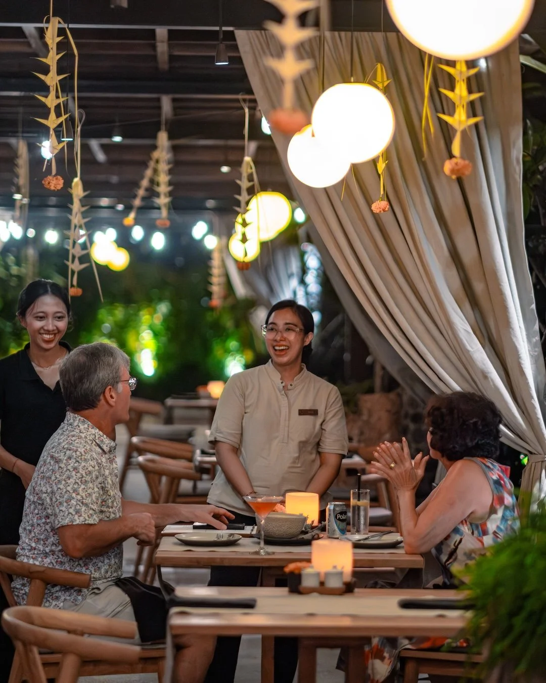 There&rsquo;s something about dinner on a rooftop.

Our team is here to welcome you, recommend a cocktail, and make sure the evening starts just right.

The sky changes, the lights come on, and before you know it, you&rsquo;re happily staying for ano