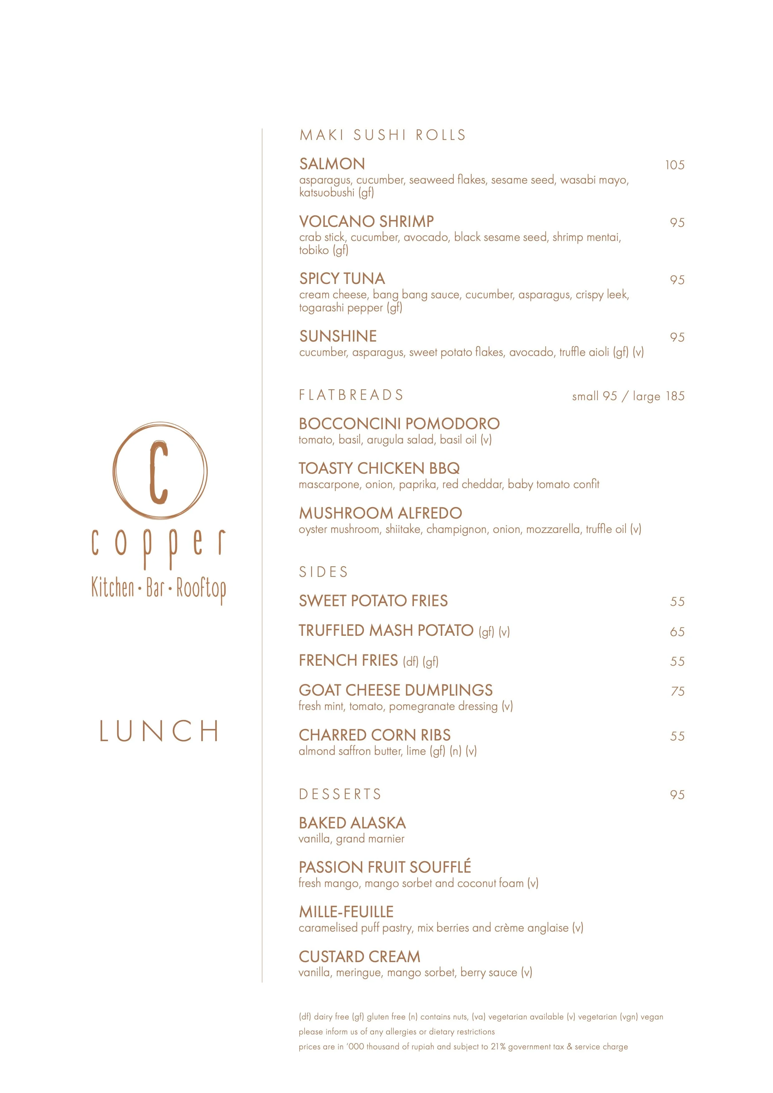 Copper Kitchen, Bar & Rooftop One of Ubud's Best Restaurants Lunch