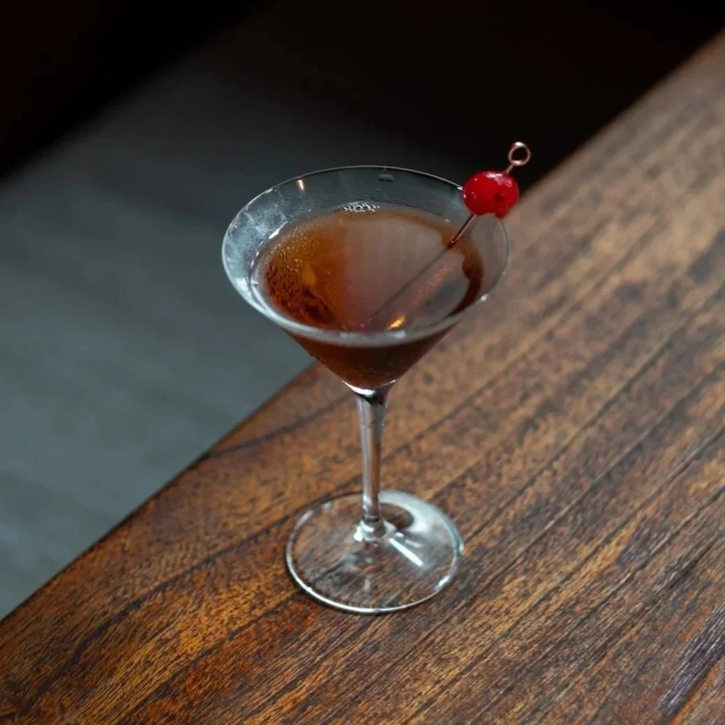 classic cocktail manhattan at copper ubud
