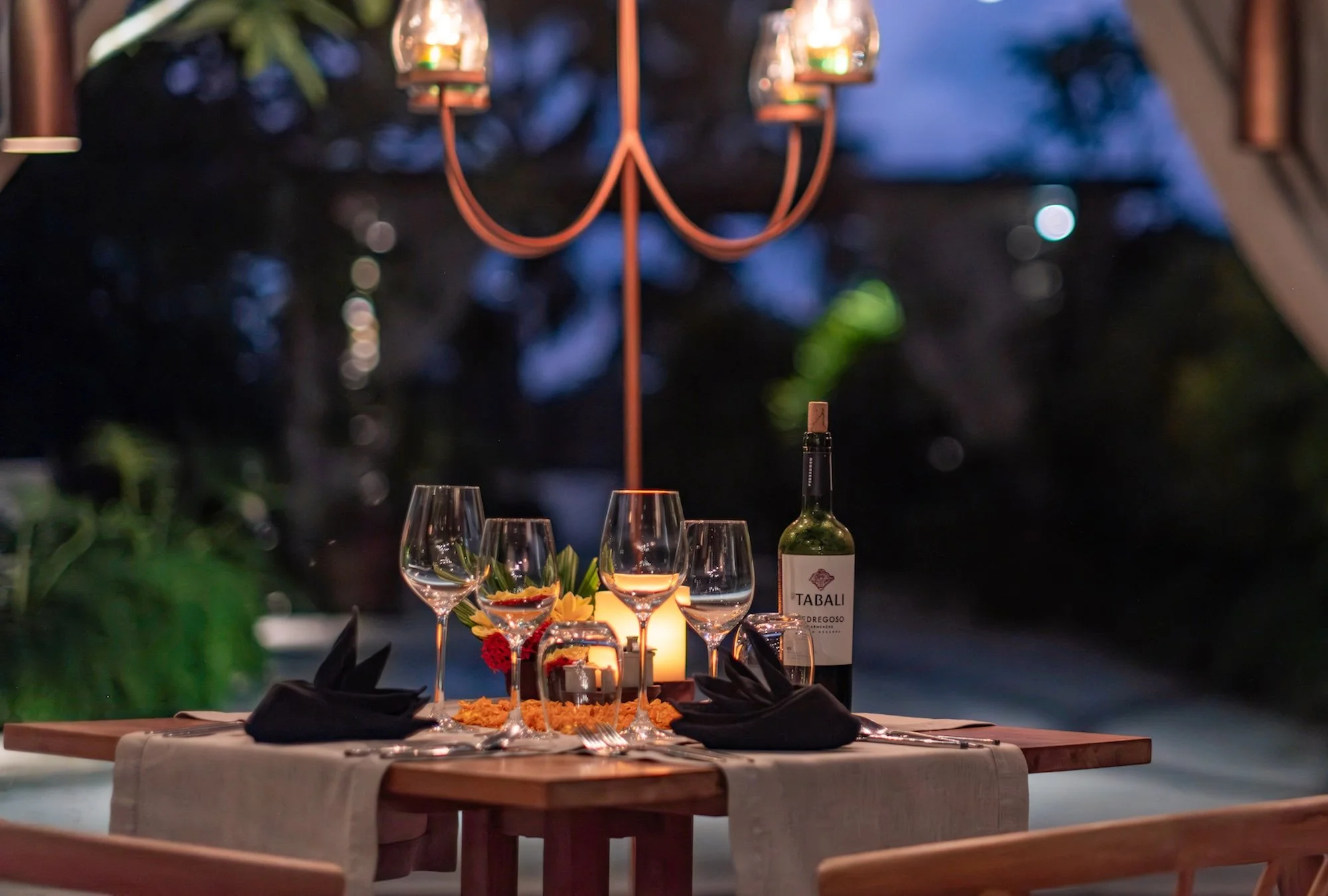 setting the mood for ubud's rooftop romance