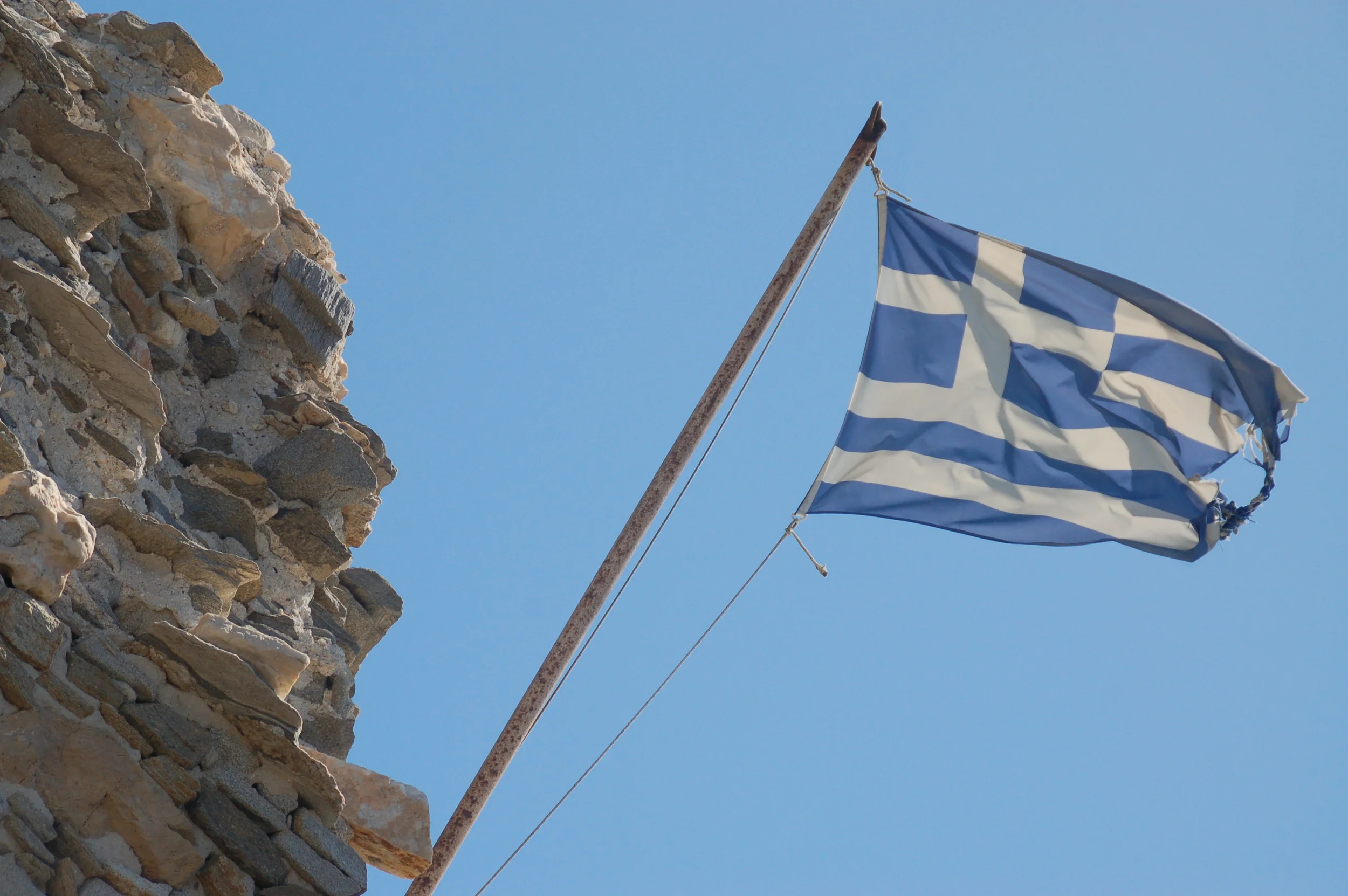 It's WINDY in Greece