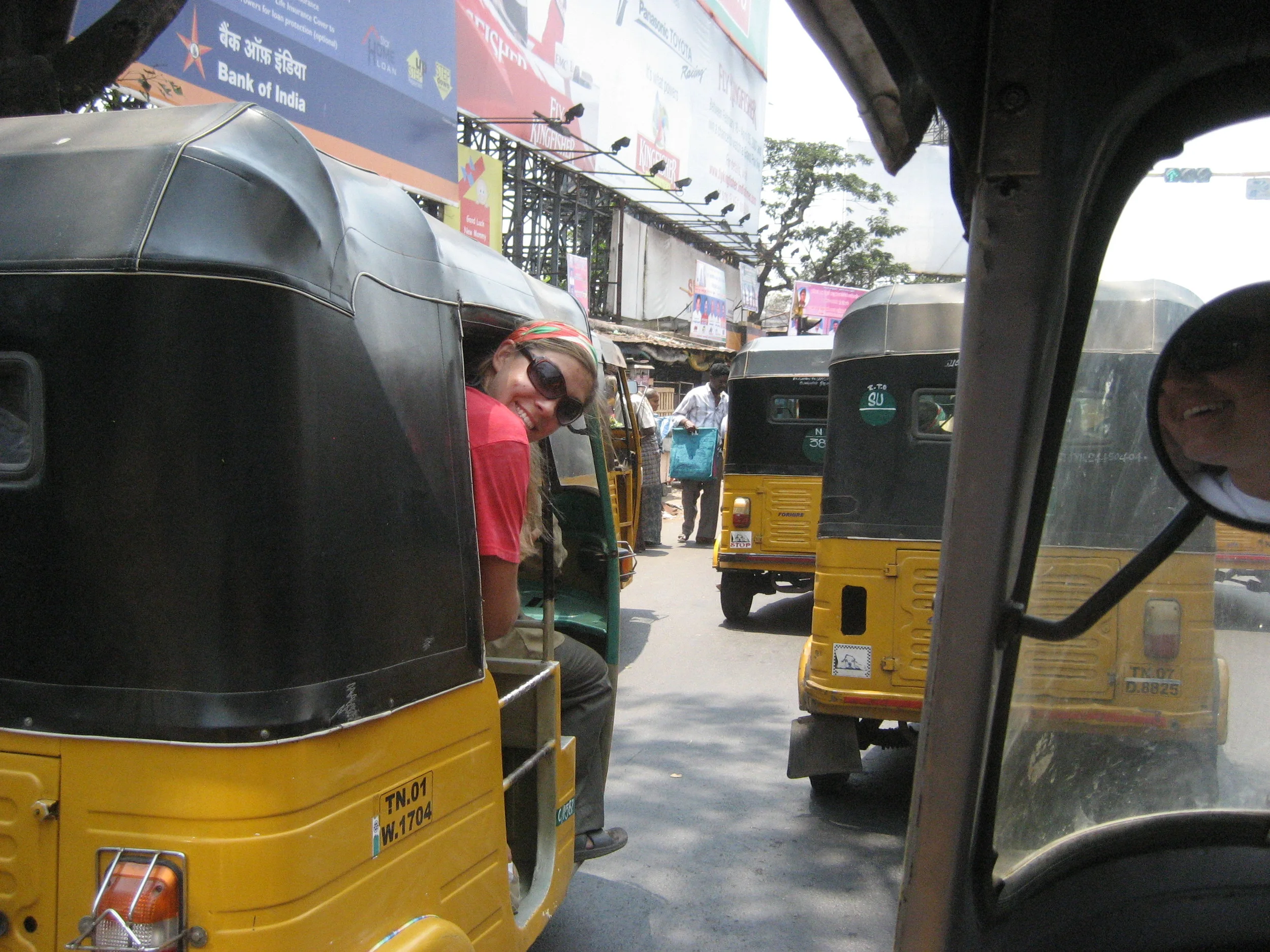 Rickshaws in India