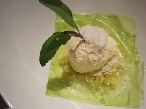 Pina Colada Sweet Pineapple and Cardamom Ravioli