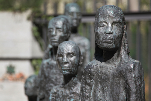 Finding a Jewish memorial while walking around Berlin