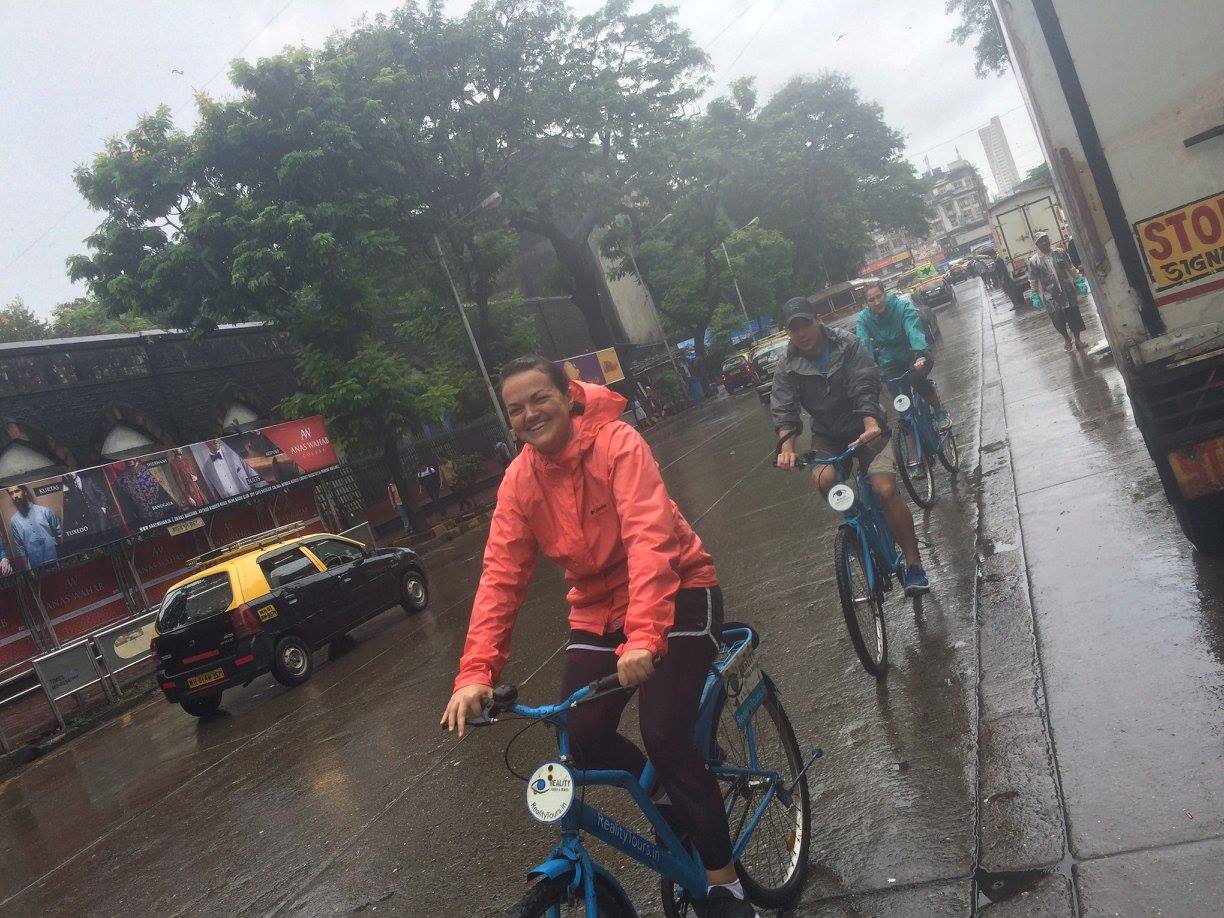 Taking a bike tour on my birthday during a monsoon in Mumbai