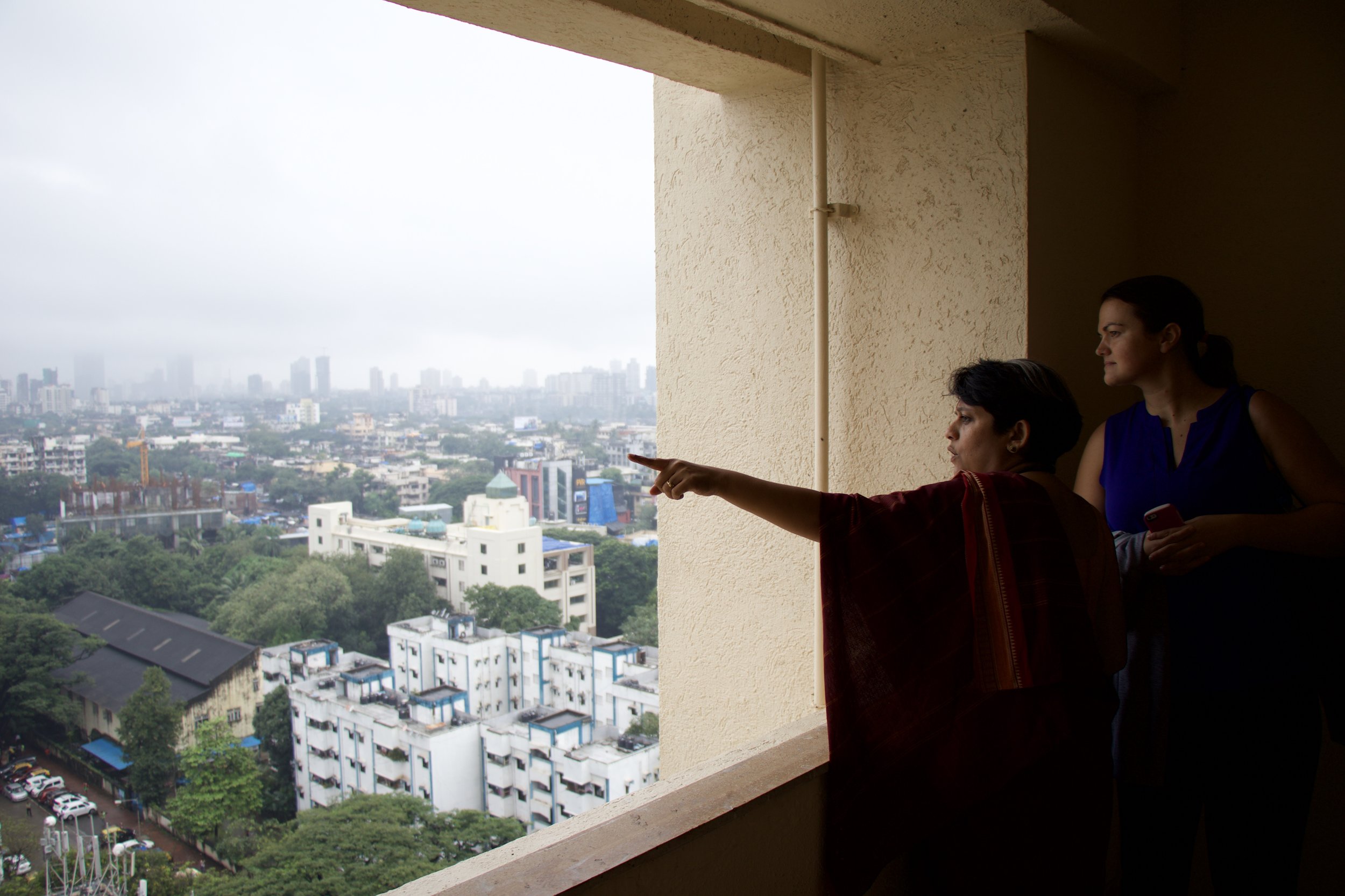 Checking out Mumbai from above with Deepa Krishnan