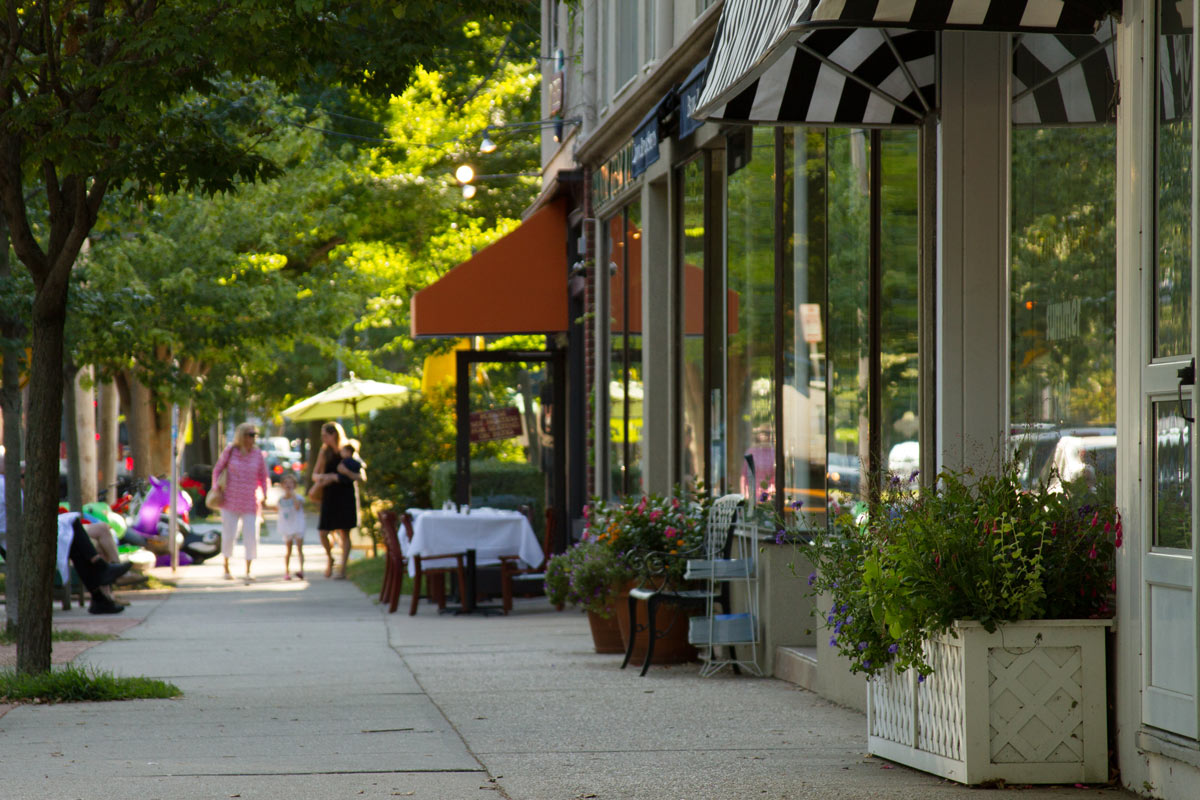 Bridgehampton Main Street - photo by Ben Potter