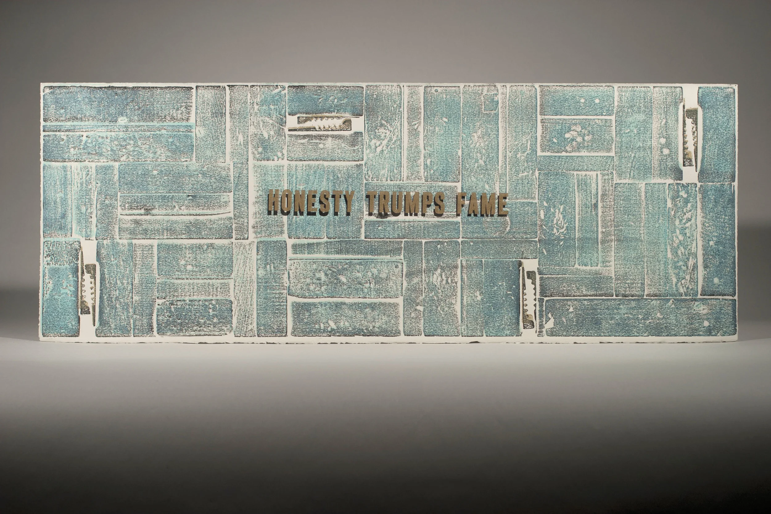 This print took part in a group show at The Hamilton Wood Type Museum this Summer (2015).