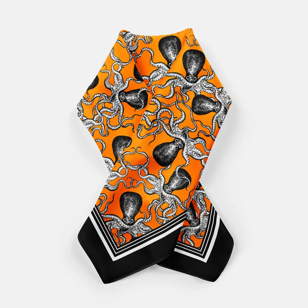 Download Dan Pecci Polpi Silk Scarf The Dan Pecci Company