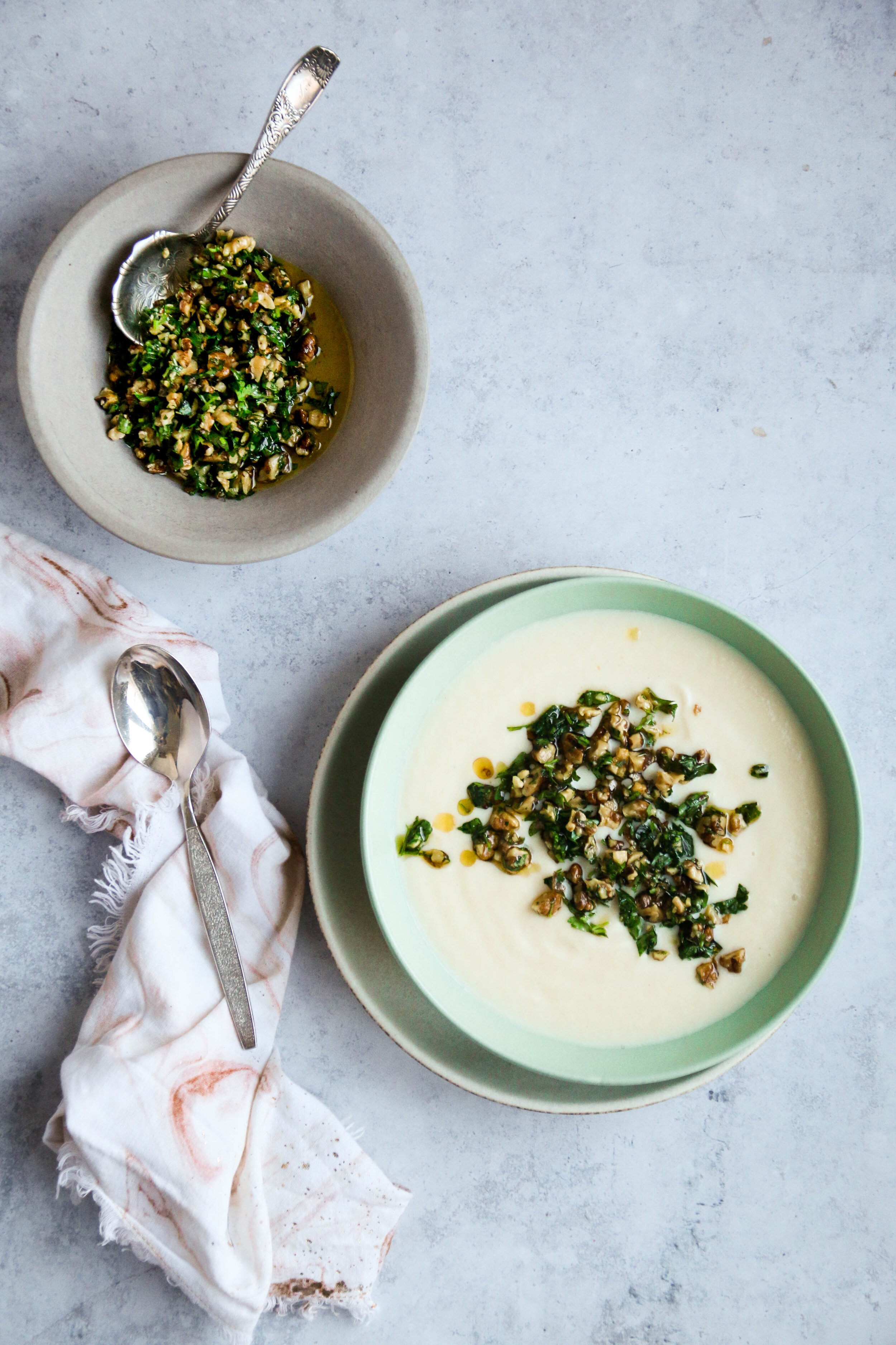 Celeriac Soup with Gremolata