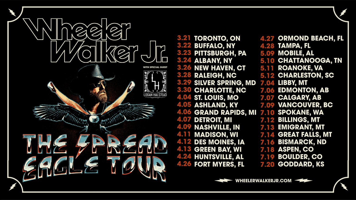 wheeler walker jr tour dates