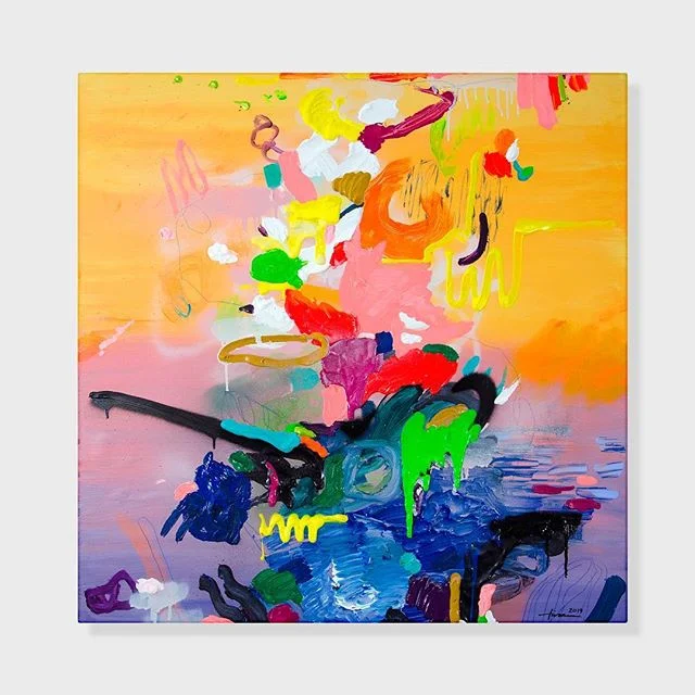 .
.
.
&quot;Yours&quot;
36&quot;x36&quot;
Mixed media on canvas
&copy; 2019
.
Based on &quot;Yours&quot; by @levenkali
.
.