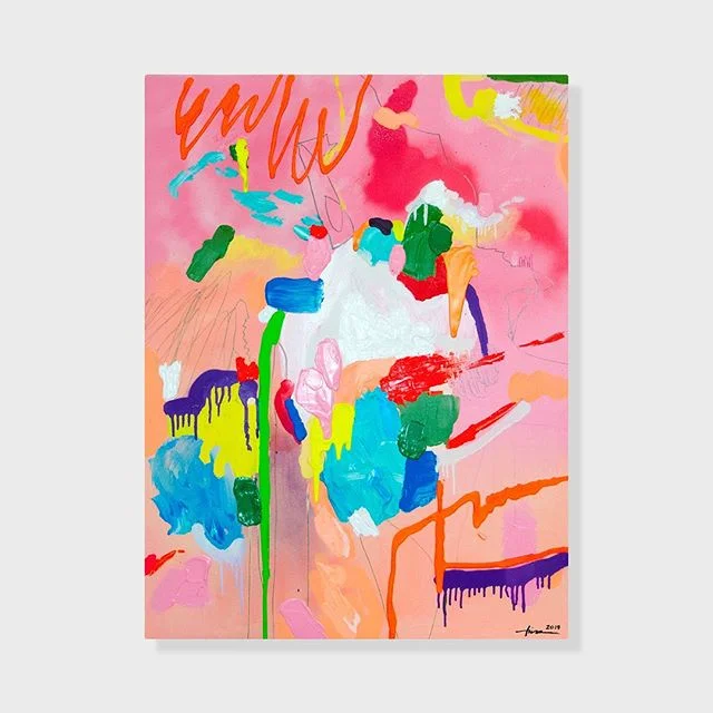 .
.
&quot;Snoh/Toronto &quot;
24&quot;x36&quot;
Mixed media on canvas
&copy; 2019
.
Based on &quot;Toronto&quot; by @snohaalegra
.
.