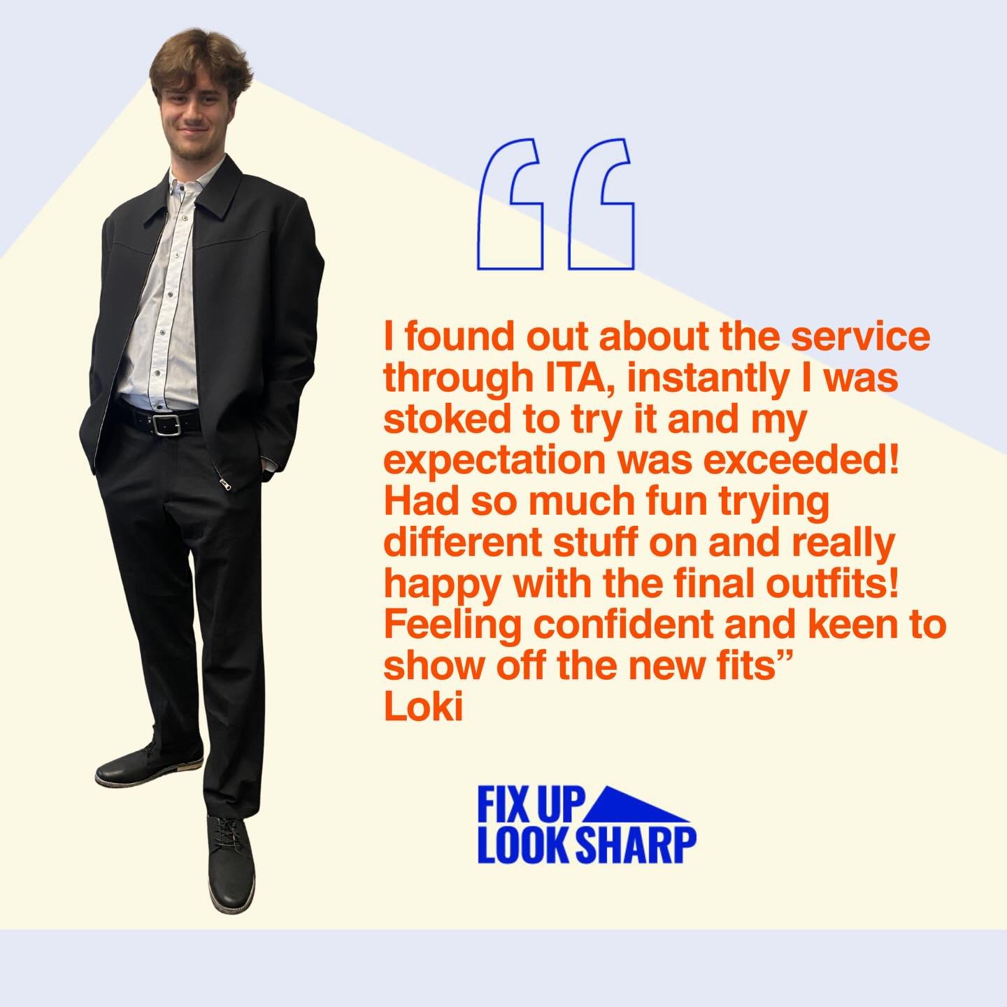 Transformations &amp; Testimonials >>> Loki is looking for work in hospitality and Theo is looking for administration roles. Thanks for the positive feedback guys!! #intoemployment #interviewstyling #confidence #mana #feedback