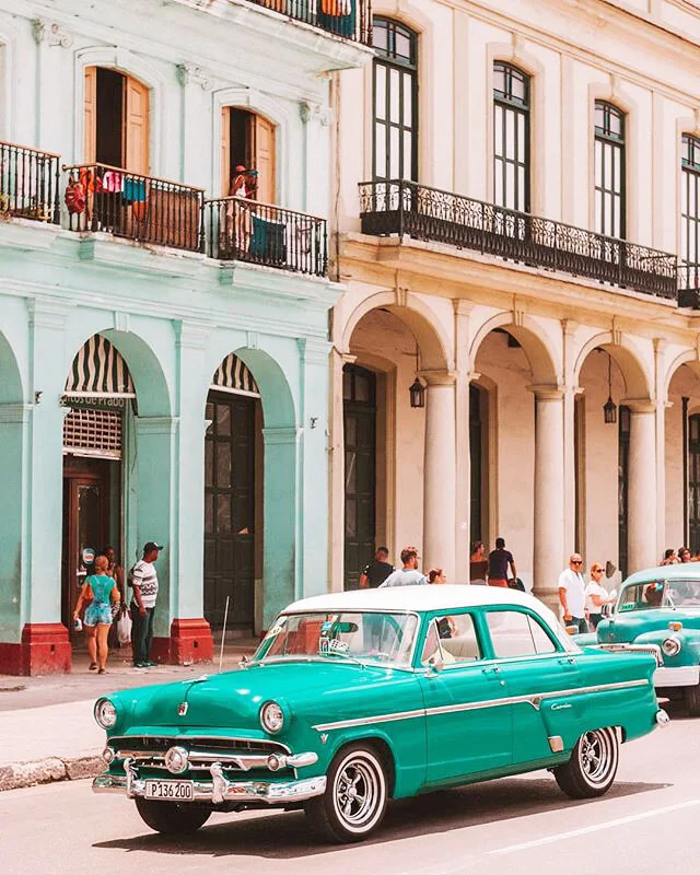 Havana, Cuba. Photo courtesy of Instagram user @shetravelsbarefoot.