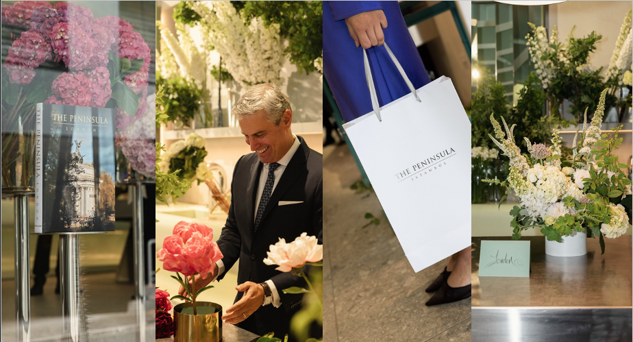 The Peninsula Hotel's host floral masterclass in collaboration with Hermetica Flowers