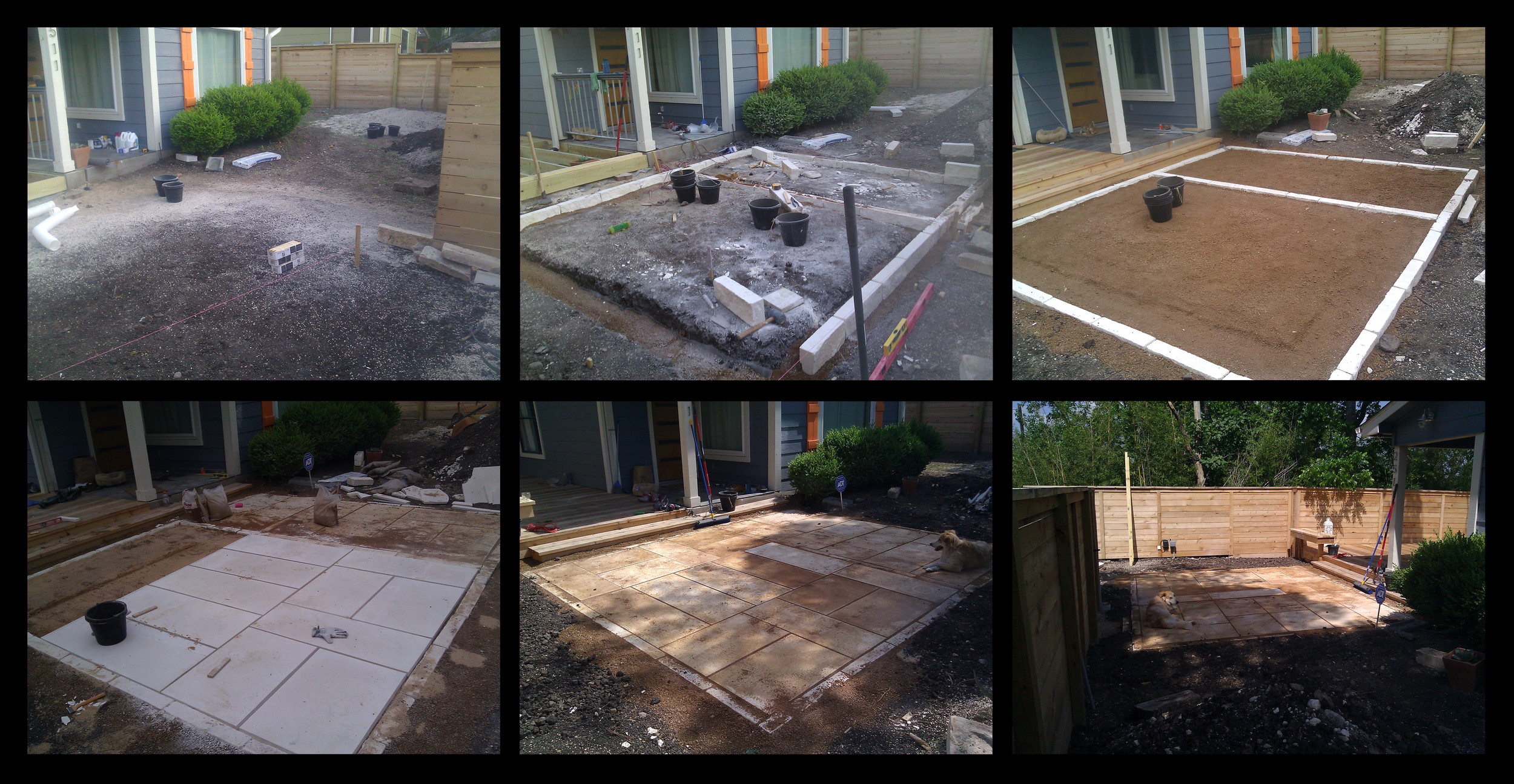 Large Paver Walkway and Patio
