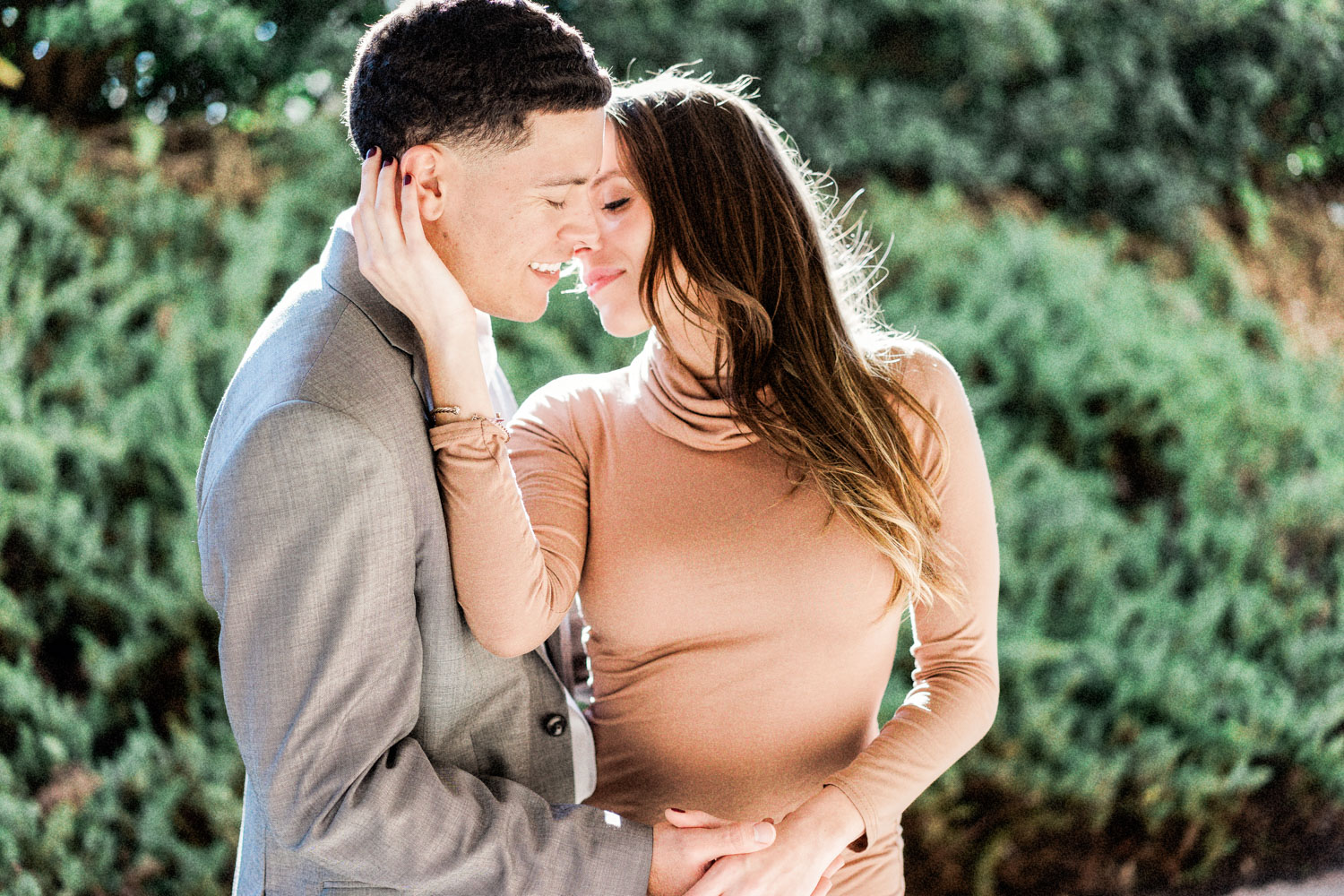 Natural Light Engagement Photo
