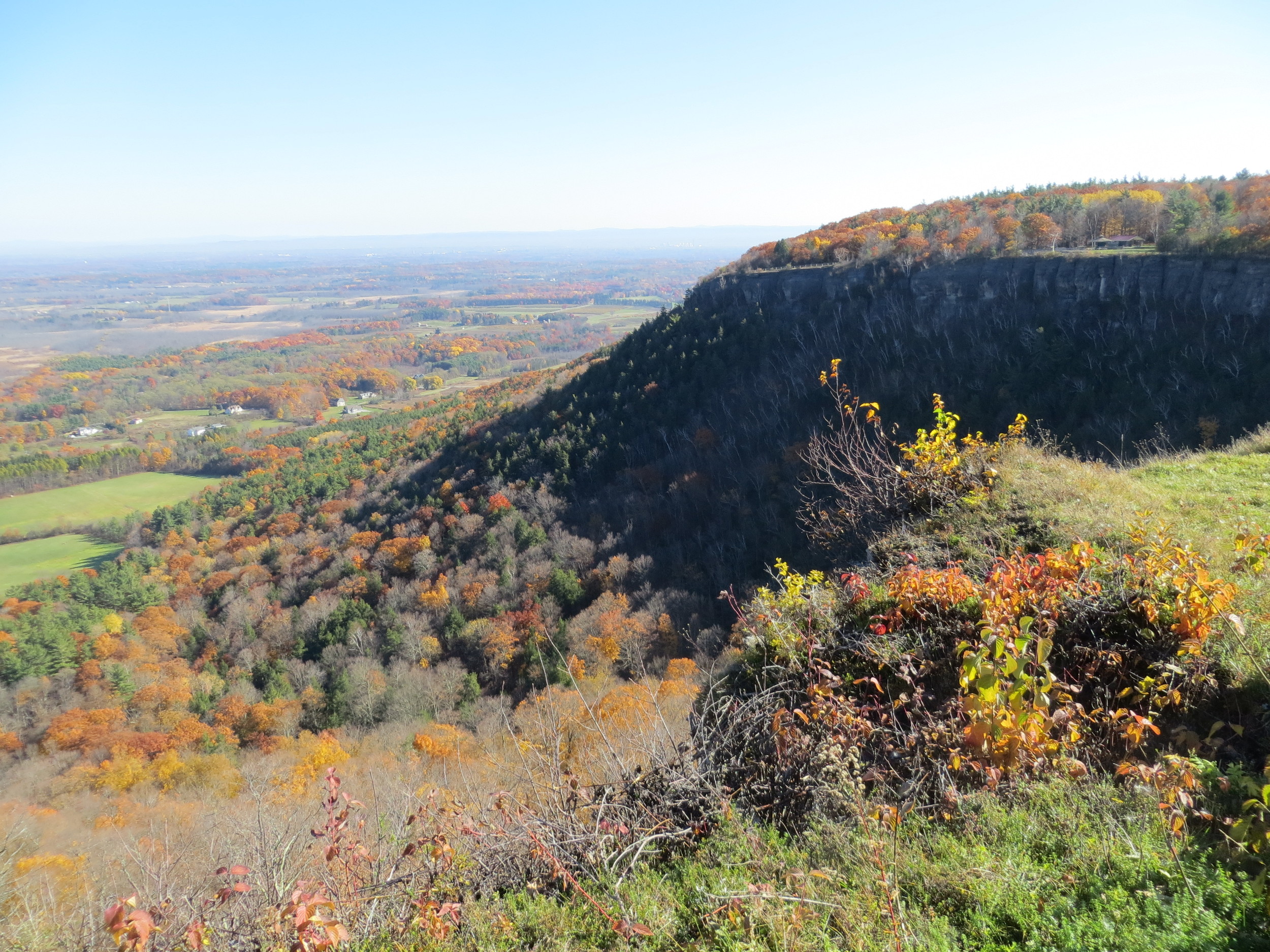 The Indian Ladder Trail: Thacher Park Albany, New York State. The location where Henry Hudson first traded with the Iriquois people.