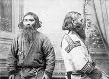 Sakhalin Ainu men, photographed by Bronisław Piłsudski