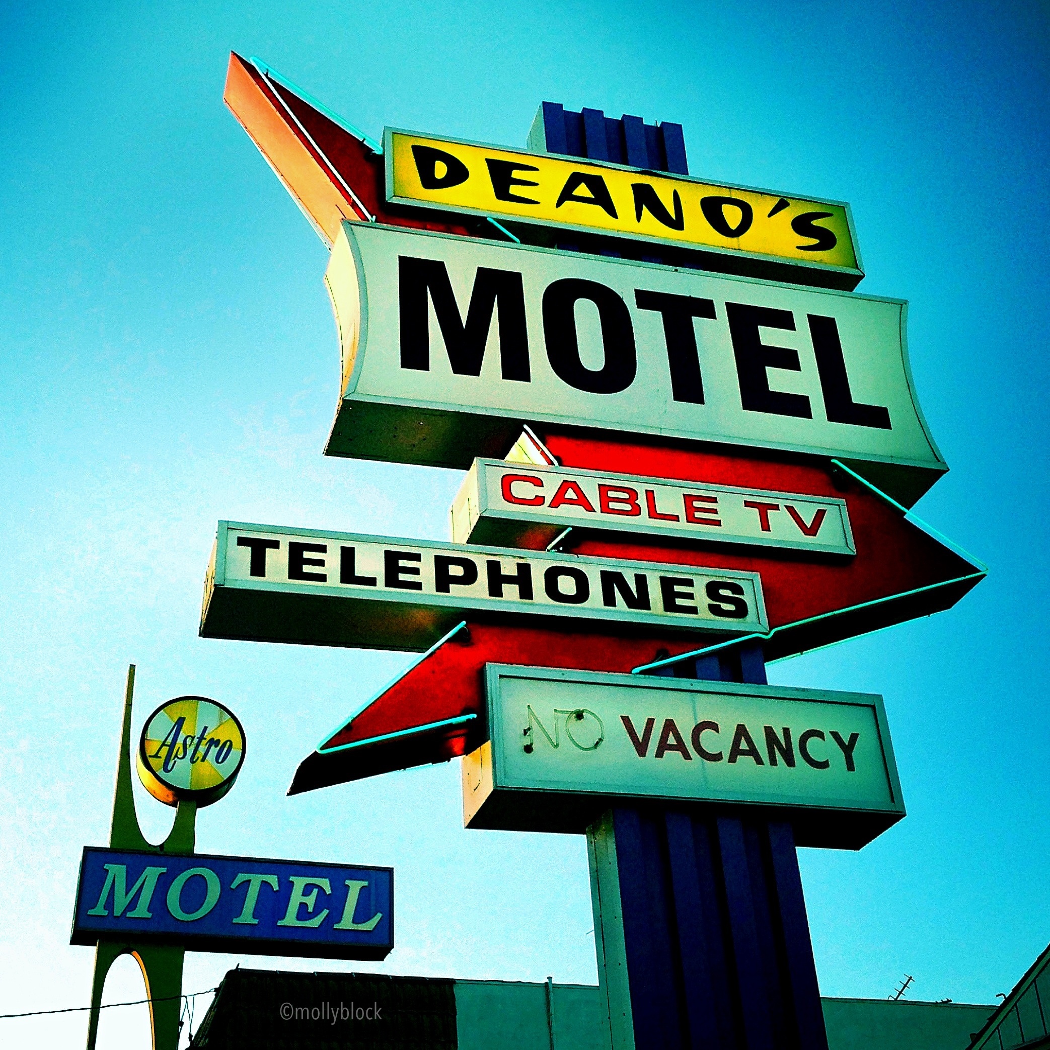 Vintage Motel Signage, 2014
