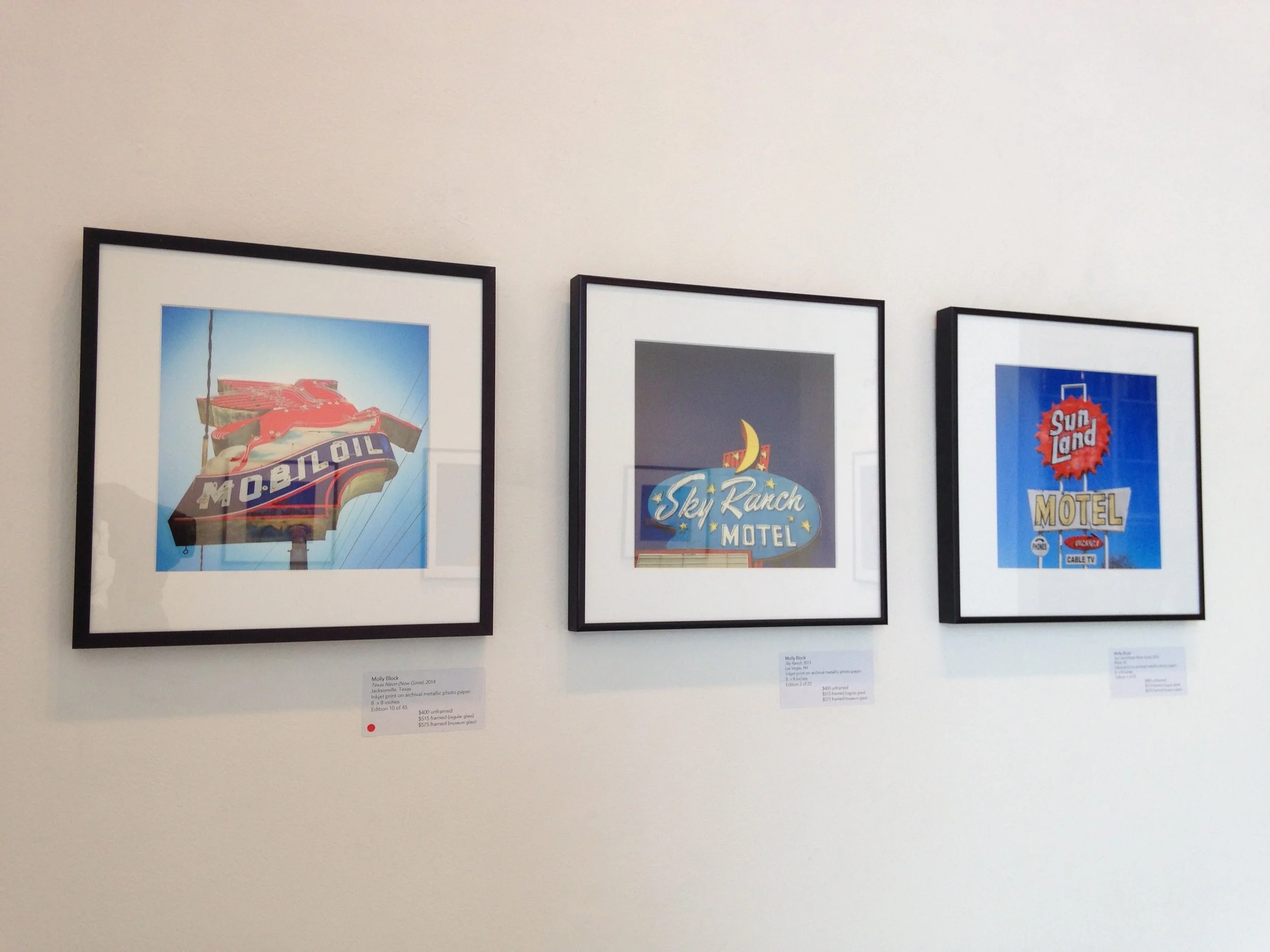 Installation view, “Roadside Relics” solo show at Catherine Couturier Gallery, April-May 2017