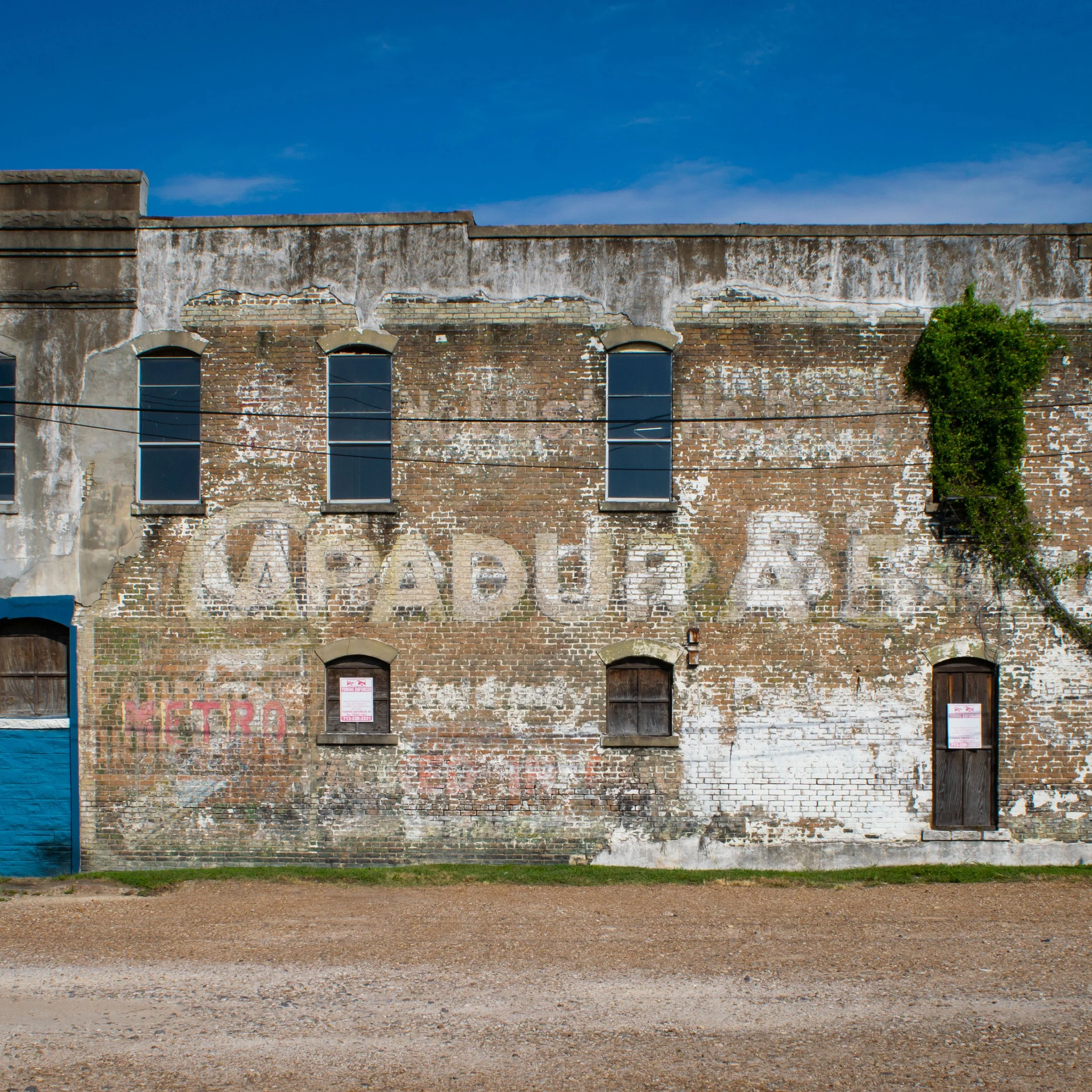 Ghost Signs, Congress St., Houston, 2020