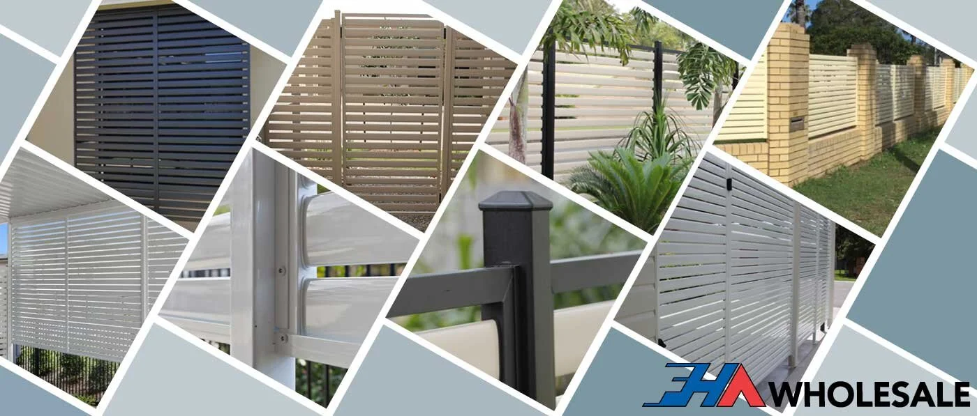 WHOLESALE ALUMINIUM FLAT PRIVACY SCREEN
