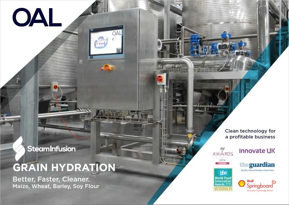 Steam Infusion Grain Hydration for Maheu Manufacture