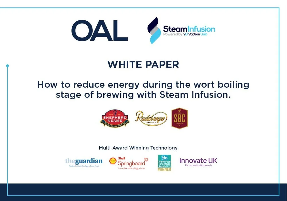 Steam Infusion wort boiling white paper
