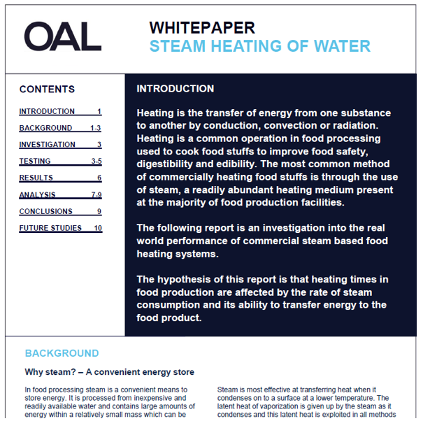 Steam Infusion record cooking times confirmed in white paper